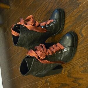 Schutz zara laceup boots